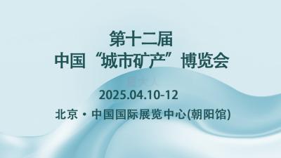 12th China "Urban Mineral" Expo